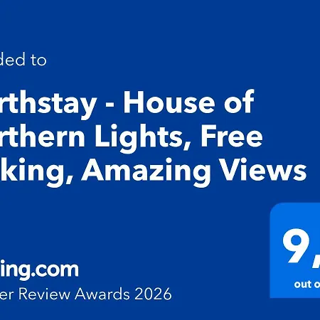 Northstay - House Of Northern Lights, Free Parking, Amazing Views Σπίτι διακοπών *