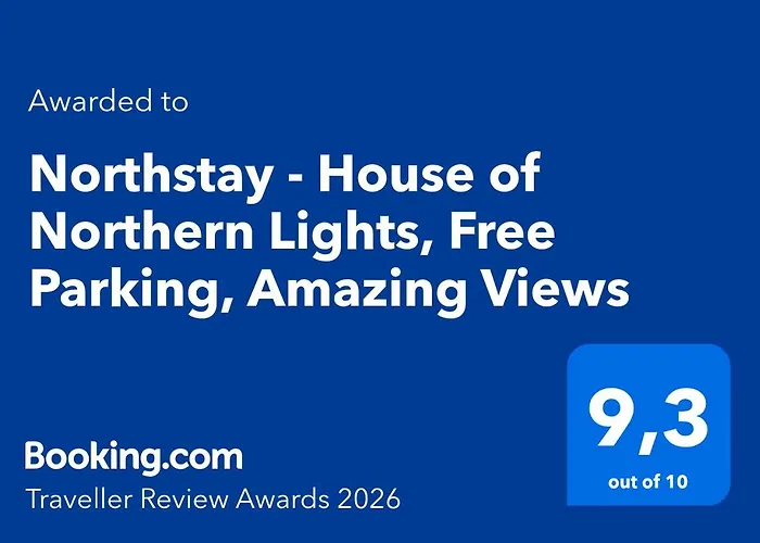 Northstay - House Of Northern Lights, Free Parking, Amazing Views Prázdninový dům *